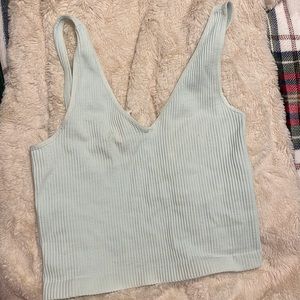 Nikibiki light blue/mint cropped tank!